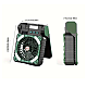 Ventilator camping solar 10400 mAh cu LED și 4 viteze
