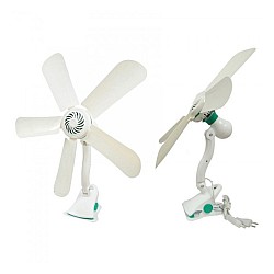 Set 2 Ventilatoare de cameră cu 5 palete și clește