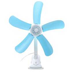 Set 2 Ventilatoare de cameră cu 5 palete și clește